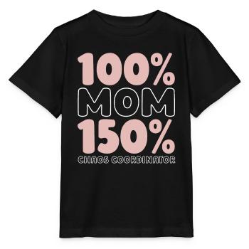Mom Mom - Stanley/Stella MINI CREATOR Kids’ T-Shirt - black - Front - Mikhail (115cm)