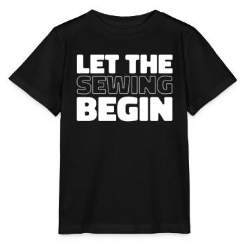 Sewing Sewing Machine - Stanley/Stella MINI CREATOR Kids’ T-Shirt - black - Front - Mikhail (115cm)