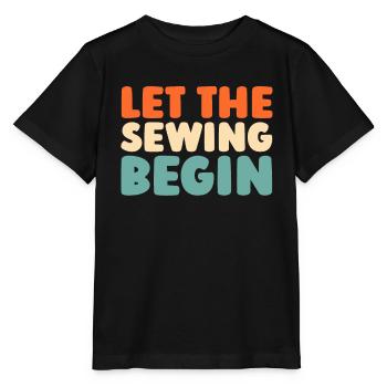 Sewing Sewing Machine - Stanley/Stella MINI CREATOR Kids’ T-Shirt - black - Front - Mikhail (115cm)