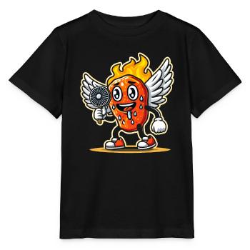 Hot Chicken Wings Spicy Wings Buffalo Wings - Stanley/Stella Kinder T-Shirt MINI CREATOR  - Schwarz - Vorne - Mikhail (115cm)