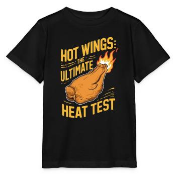 Hot Chicken Wings Spicy Wings Buffalo Wings - Stanley/Stella Kinder T-Shirt MINI CREATOR  - Schwarz - Vorne - Mikhail (115cm)