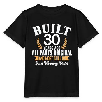 Baujahr vor 30 Jahren Alle Teile Original-Outfit 30er Jahre - Stanley/Stella Kinder T-Shirt MINI CREATOR  - Schwarz - Vorne - Mikhail (115cm)