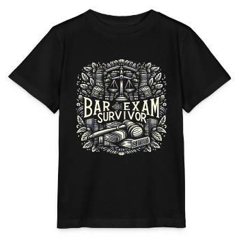 Bar Exam Survivor 11 - Stanley/Stella MINI CREATOR Kids’ T-Shirt - black - Front - Mikhail (115cm)