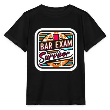 Bar Exam Survivor 15 - Stanley/Stella MINI CREATOR Kids’ T-Shirt - black - Front - Mikhail (115cm)