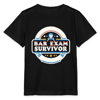 Bar Exam Survivor 9 - Stanley/Stella MINI CREATOR Kids’ T-Shirt - black - Front - Mikhail (115cm)