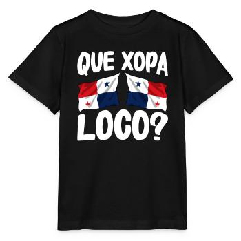 Panama Flag Panamanian Panama Flag - Stanley/Stella MINI CREATOR Kids’ T-Shirt - black - Front - Mikhail (115cm)