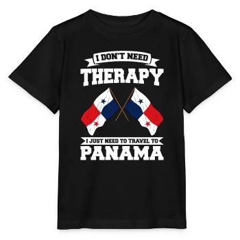 Panama Flag Panamanian Panama Flag - Stanley/Stella MINI CREATOR Kids’ T-Shirt - black - Front - Mikhail (115cm)