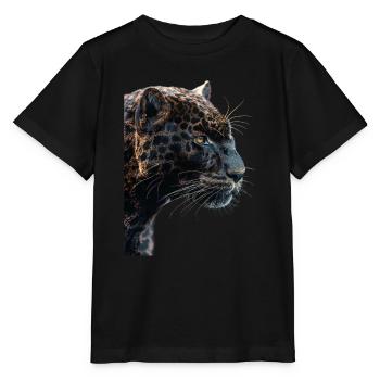 Panthère - T-shirt bio MINI CREATOR Stanley/Stella Enfant - noir - Devant - Mikhail (115cm)