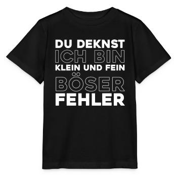 Schwarzer Humor - Stanley/Stella Kinder T-Shirt MINI CREATOR  - Schwarz - Vorne - Mikhail (115cm)