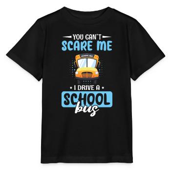 drôle de chauffeur de bus scolaire chauffeur de bus scolaire disant cadeau - T-shirt bio MINI CREATOR Stanley/Stella Enfant - noir - Devant - Mikhail (115cm)
