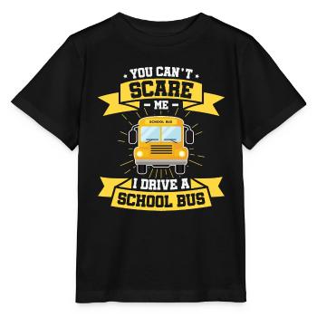 drôle de chauffeur de bus scolaire chauffeur de bus scolaire disant cadeau - T-shirt bio MINI CREATOR Stanley/Stella Enfant - noir - Devant - Mikhail (115cm)