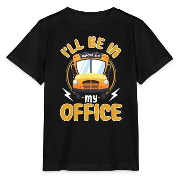 drôle de chauffeur de bus scolaire chauffeur de bus scolaire disant cadeau - T-shirt bio MINI CREATOR Stanley/Stella Enfant - noir - Devant - Mikhail (115cm)