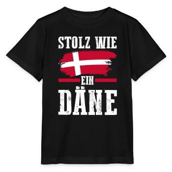 Danois Danemark - T-shirt bio MINI CREATOR Stanley/Stella Enfant - noir - Devant - Mikhail (115cm)
