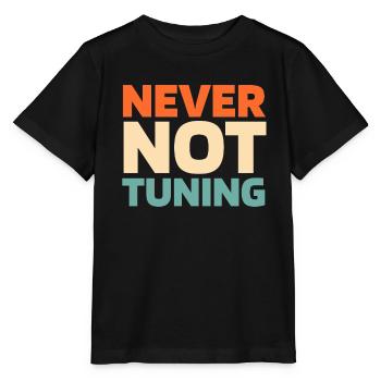 Tournevis accordeur - T-shirt bio MINI CREATOR Stanley/Stella Enfant - noir - Devant - Mikhail (115cm)