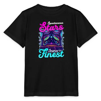 Improv Theatre Spontaneous Stars: Improv's Finest - Stanley/Stella MINI CREATOR Kids’ T-Shirt - black - Front - Mikhail (115cm)