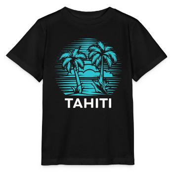 Tahiti, French Polynesia - Stanley/Stella MINI CREATOR Kids’ T-Shirt - black - Front - Mikhail (115cm)
