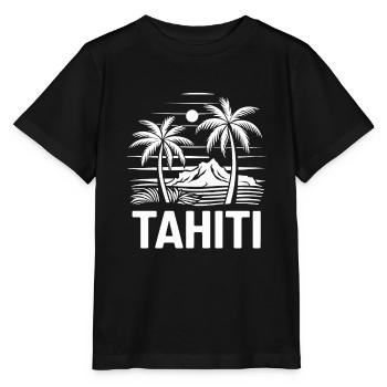 Tahiti, French Polynesia - Stanley/Stella MINI CREATOR Kids’ T-Shirt - black - Front - Mikhail (115cm)