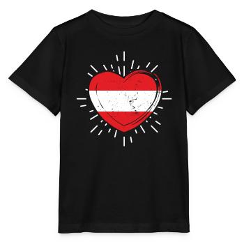 Österreicher Österreich - Stanley/Stella Kinder T-Shirt MINI CREATOR  - Schwarz - Vorne - Mikhail (115cm)