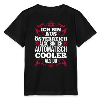 Österreicher Österreich - Stanley/Stella Kinder T-Shirt MINI CREATOR  - Schwarz - Vorne - Mikhail (115cm)