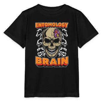 Entomologie Entomologe Insekt Schädel - Stanley/Stella Kinder T-Shirt MINI CREATOR  - Schwarz - Vorne - Mikhail (115cm)