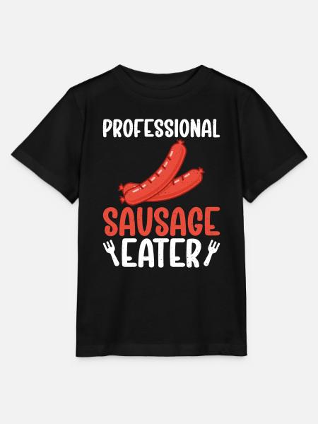 Sausage Lover - Stanley/Stella Kinder T-Shirt MINI CREATOR - Schwarz