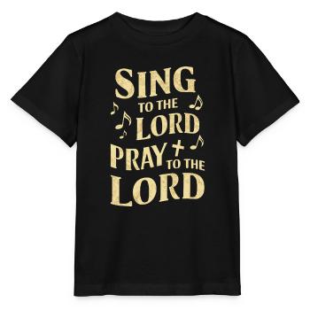 Musique chorale Chant religieux Musique confessionnelle - T-shirt bio MINI CREATOR Stanley/Stella Enfant - noir - Devant - Mikhail (115cm)