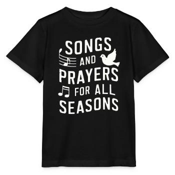 Musique chorale Chant religieux Musique confessionnelle - T-shirt bio MINI CREATOR Stanley/Stella Enfant - noir - Devant - Mikhail (115cm)