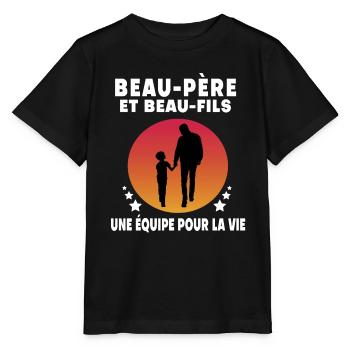 Step-Dad Step-Dad Stepson Vintage Humor - Stanley/Stella MINI CREATOR Kids’ T-Shirt - black - Front - Mikhail (115cm)
