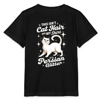 Katze Perser Geschenk - Stanley/Stella Kinder T-Shirt MINI CREATOR  - Schwarz - Vorne - Mikhail (115cm)