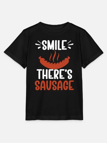 Sausage Lover - Stanley/Stella Kinder T-Shirt MINI CREATOR - Schwarz