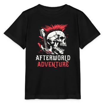 Guitare électrique Guitare électrique Crâne - T-shirt bio MINI CREATOR Stanley/Stella Enfant - noir - Devant - Mikhail (115cm)