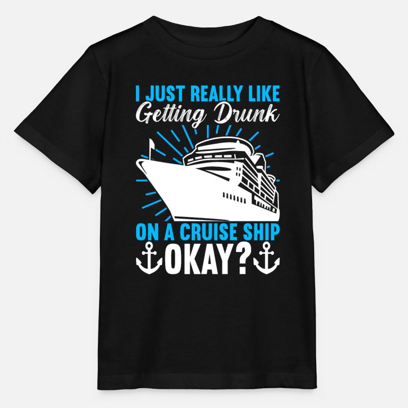 Croisière Vacances Bateau de croisière - T-shirt bio MINI CREATOR Stanley/Stella Enfant - noir