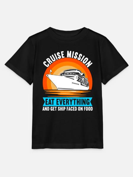 Kreuzfahrt Urlaub Kreuzfahrtschiff - Stanley/Stella Kinder T-Shirt MINI CREATOR  - Schwarz