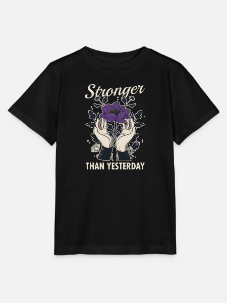 Häusliche Gewalt stärker als gestern - Stanley/Stella Kinder T-Shirt MINI CREATOR - Schwarz