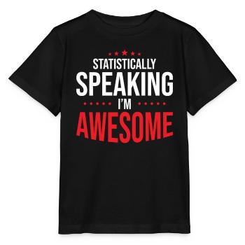 Statistically, I'm fantastic - Stanley/Stella MINI CREATOR Kids’ T-Shirt - black - Front - Mikhail (115cm)