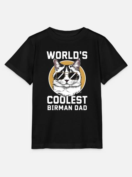 Katze Birma Geschenk - Stanley/Stella Kinder T-Shirt MINI CREATOR - Schwarz