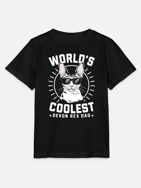 Katze Devon Rex Geschenk - Stanley/Stella Kinder T-Shirt MINI CREATOR - Schwarz