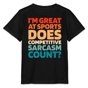 Schwarzer Humor Funny Quote Saying - Stanley/Stella Kinder T-Shirt MINI CREATOR  - Schwarz - Vorne - Mikhail (115cm)