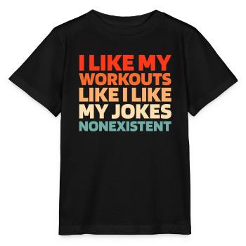 Schwarzer Humor Funny Quote Saying - Stanley/Stella Kinder T-Shirt MINI CREATOR  - Schwarz - Vorne - Mikhail (115cm)