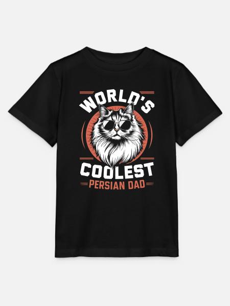 Katze Perser Geschenk - Stanley/Stella Kinder T-Shirt MINI CREATOR - Schwarz