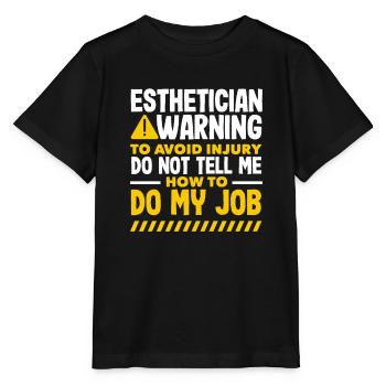 Hautpflege Kosmetikerin Kosmetik - Stanley/Stella Kinder T-Shirt MINI CREATOR  - Schwarz - Vorne - Mikhail (115cm)