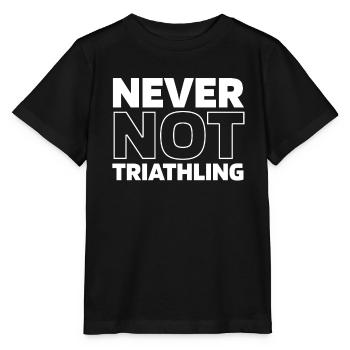Triathlon Triathlet - Stanley/Stella Kinder T-Shirt MINI CREATOR  - Schwarz - Vorne - Mikhail (115cm)