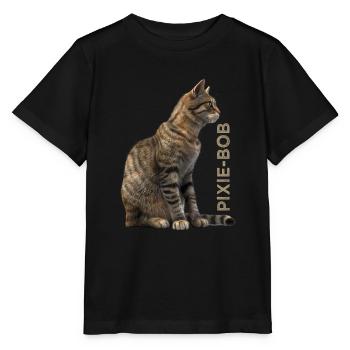 Pixie bob - Stanley/Stella Kinder T-Shirt MINI CREATOR  - Schwarz - Vorne - Mikhail (115cm)