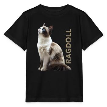 Poupée de chiffon - T-shirt bio MINI CREATOR Stanley/Stella Enfant - noir - Devant - Mikhail (115cm)