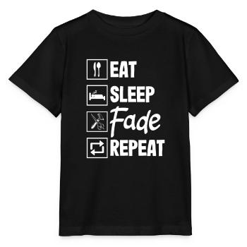 Barber Herren Friseur Frisör - Stanley/Stella Kinder T-Shirt MINI CREATOR  - Schwarz - Vorne - Mikhail (115cm)