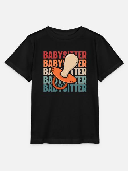 Babysitter - Stanley/Stella Kinder T-Shirt MINI CREATOR  - Schwarz