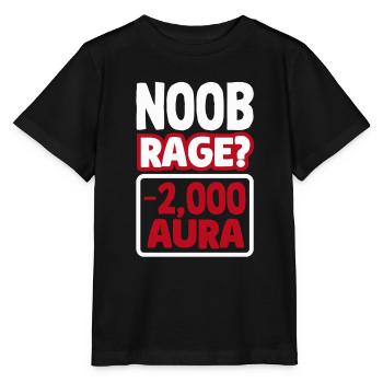 Noob Rage? -2000 aura - Stanley/Stella Kinder T-Shirt MINI CREATOR  - Schwarz - Vorne - Mikhail (115cm)