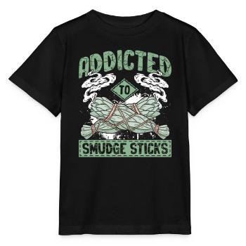 Smudging Smudge Spiritual Healing Incense - Stanley/Stella MINI CREATOR Kids’ T-Shirt - black - Front - Mikhail (115cm)