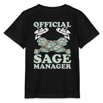 Smudging Smudge Spiritual Healing Incense - Stanley/Stella MINI CREATOR Kids’ T-Shirt - black - Front - Mikhail (115cm)