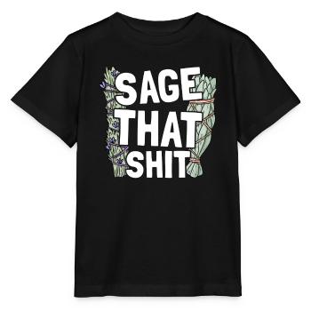 Smudging Smudge Spiritual Healing Incense - Stanley/Stella MINI CREATOR Kids’ T-Shirt - black - Front - Mikhail (115cm)